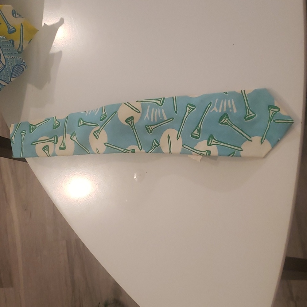 Lilly Pulitzer Mens Vintage Golf Tie